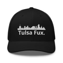 Load image into Gallery viewer, Tulsa Fux Trucker Cap (Skyline White)