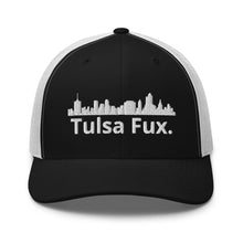 Load image into Gallery viewer, Tulsa Fux Trucker Cap (Skyline White)
