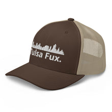 Load image into Gallery viewer, Tulsa Fux Trucker Cap (Skyline White)