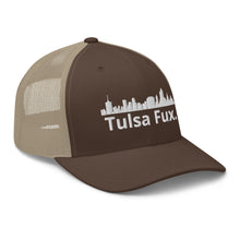 Load image into Gallery viewer, Tulsa Fux Trucker Cap (Skyline White)