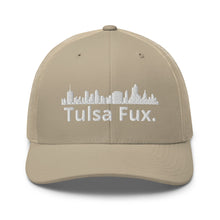 Load image into Gallery viewer, Tulsa Fux Trucker Cap (Skyline White)