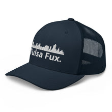 Load image into Gallery viewer, Tulsa Fux Trucker Cap (Skyline White)