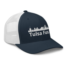 Load image into Gallery viewer, Tulsa Fux Trucker Cap (Skyline White)