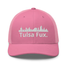 Load image into Gallery viewer, Tulsa Fux Trucker Cap (Skyline White)