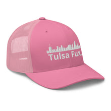 Load image into Gallery viewer, Tulsa Fux Trucker Cap (Skyline White)