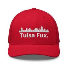 Load image into Gallery viewer, Tulsa Fux Trucker Cap (Skyline White)