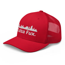 Load image into Gallery viewer, Tulsa Fux Trucker Cap (Skyline White)
