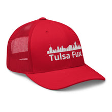 Load image into Gallery viewer, Tulsa Fux Trucker Cap (Skyline White)