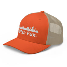 Load image into Gallery viewer, Tulsa Fux Trucker Cap (Skyline White)