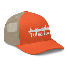 Load image into Gallery viewer, Tulsa Fux Trucker Cap (Skyline White)