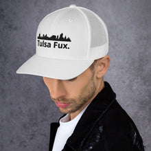 Load image into Gallery viewer, Tulsa Fux Trucker Cap (Skyline Black)