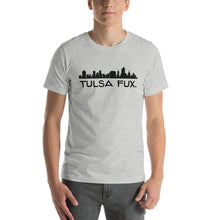 Load image into Gallery viewer, Tulsa Fux Short-Sleeve Unisex Tee (Skyline Black)