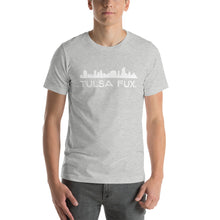 Load image into Gallery viewer, Tulsa Fux Short-Sleeve Unisex Tee (Skyline White)