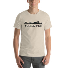 Load image into Gallery viewer, Tulsa Fux Short-Sleeve Unisex Tee (Skyline Black)
