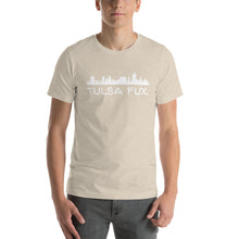 Load image into Gallery viewer, Tulsa Fux Short-Sleeve Unisex Tee (Skyline White)