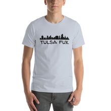 Load image into Gallery viewer, Tulsa Fux Short-Sleeve Unisex Tee (Skyline Black)