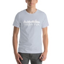 Load image into Gallery viewer, Tulsa Fux Short-Sleeve Unisex Tee (Skyline White)