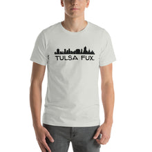 Load image into Gallery viewer, Tulsa Fux Short-Sleeve Unisex Tee (Skyline Black)
