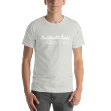 Load image into Gallery viewer, Tulsa Fux Short-Sleeve Unisex Tee (Skyline White)
