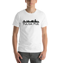 Load image into Gallery viewer, Tulsa Fux Short-Sleeve Unisex Tee (Skyline Black)