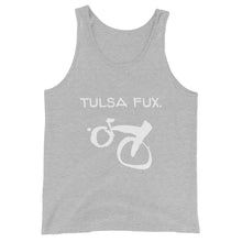 Load image into Gallery viewer, Tulsa Fux Unisex Tank Top (Cycling Tough)
