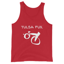 Load image into Gallery viewer, Tulsa Fux Unisex Tank Top (Cycling Tough)