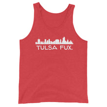 Load image into Gallery viewer, Tulsa Fux Unisex Tank Top (Skyline White)