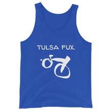 Load image into Gallery viewer, Tulsa Fux Unisex Tank Top (Cycling Tough)